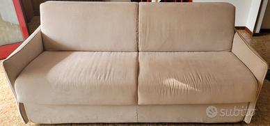 Divano letto matrimoniale con materasso 18cm