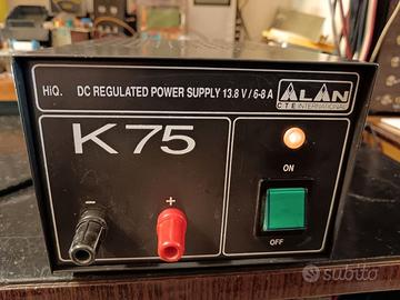 Alimentatore  per ricetrasmettitori, ALAN K75.