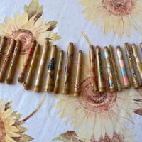 Collezione agorai in bamboo decorati (lotto 17 pez