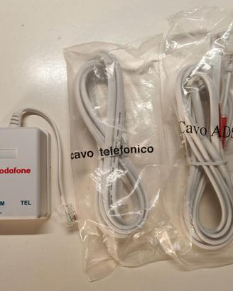 Filtro ADSL Vodafone con cavi