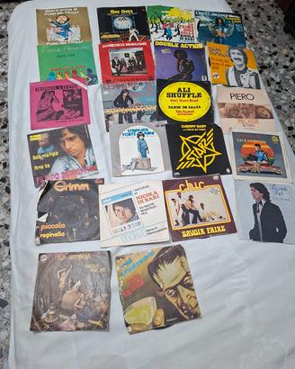 22 dischi 45 giri anni 70 vinili