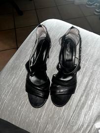 Sandali con tacco nerogiardini