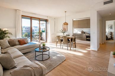 Trilocale con TERRAZZO - OSTIENSE