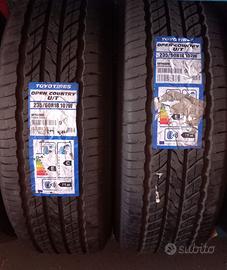 2 PNEUMATICI NUOVI 235/60 R 18 107W TOYO