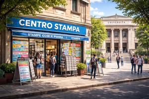 Centro stampa avviato fronte universita'