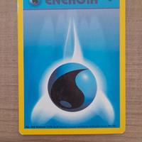 Carta pokemon energia acqua set base 1 edizione