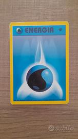 Carta pokemon energia acqua set base 1 edizione