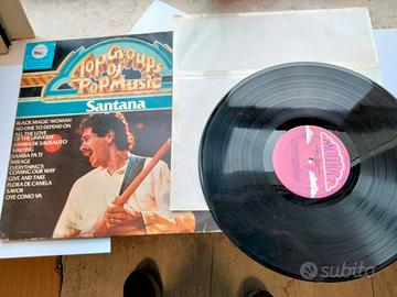Santana Top Groups Of Pop Music Memory Vinyl LP
