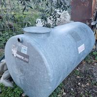 cisterna acciaio zincata