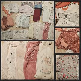 Lotto bambina da 2 a 12 mesi