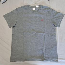 T-shirt Levi’s Uomo Grigio 100% Cotone Tg. L