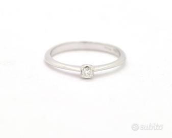 Anello solitario Recarlo Ct 0,05