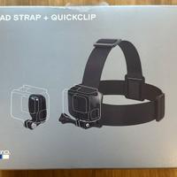 Fascia per la testa + QuickClip per GoPro