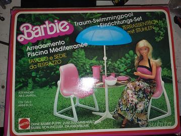 BARBIE ARREDAMENTO PISCINA MEDITERRANEE VINTAGE