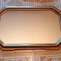 Specchio con cornice in legno 