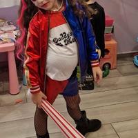 Harley Quinn Carnevale bambina con batman e joker