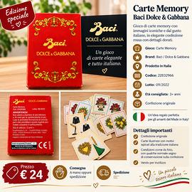 Carte Memory Baci Dolce & Gabbana 