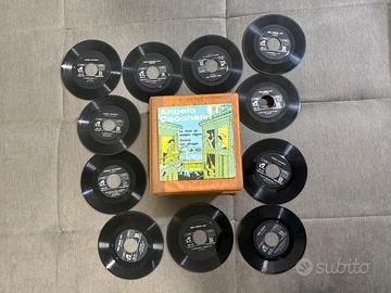 Angelo Cecchelin 13 Vinili 45 Giri + Cofanetto