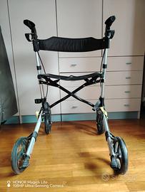 Deambulatore pieghevole in alluminio