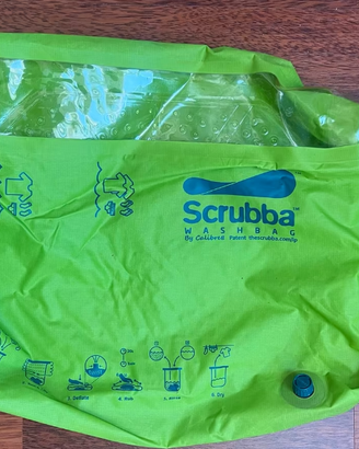 Lavatrice portatile da viaggio Scrubba campeggio