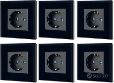 Presa Schuko confezione da 6 pezzi nuovi 