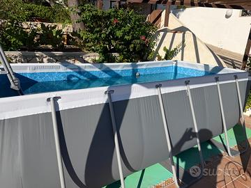 Piscina fuori terra bestway 4x2x1.2 mt e pompa