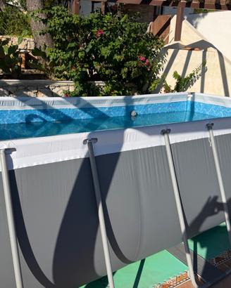 Piscina fuori terra bestway 4x2x1.2 mt e pompa