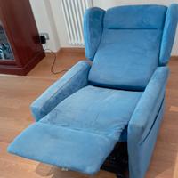 Poltrona elettrica ribaltabile con telecomando