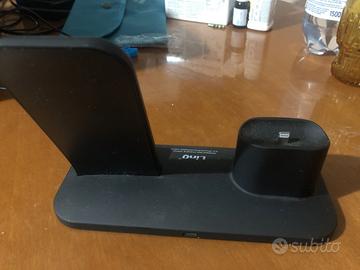 Stazione di ricarica per iPhone / Apple Watch / Ai