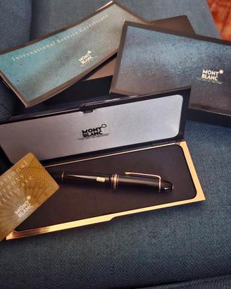 Rara penna montblanc oro 18kt 750 vintage anni '90