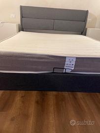 Letto contenitore più materasso memory 180x200cm