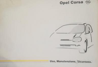 Libretto uso e manutenzione Opel Corsa B