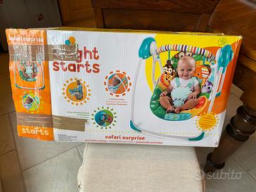 Altalena Portatile Bright Starts - Safari Surprise