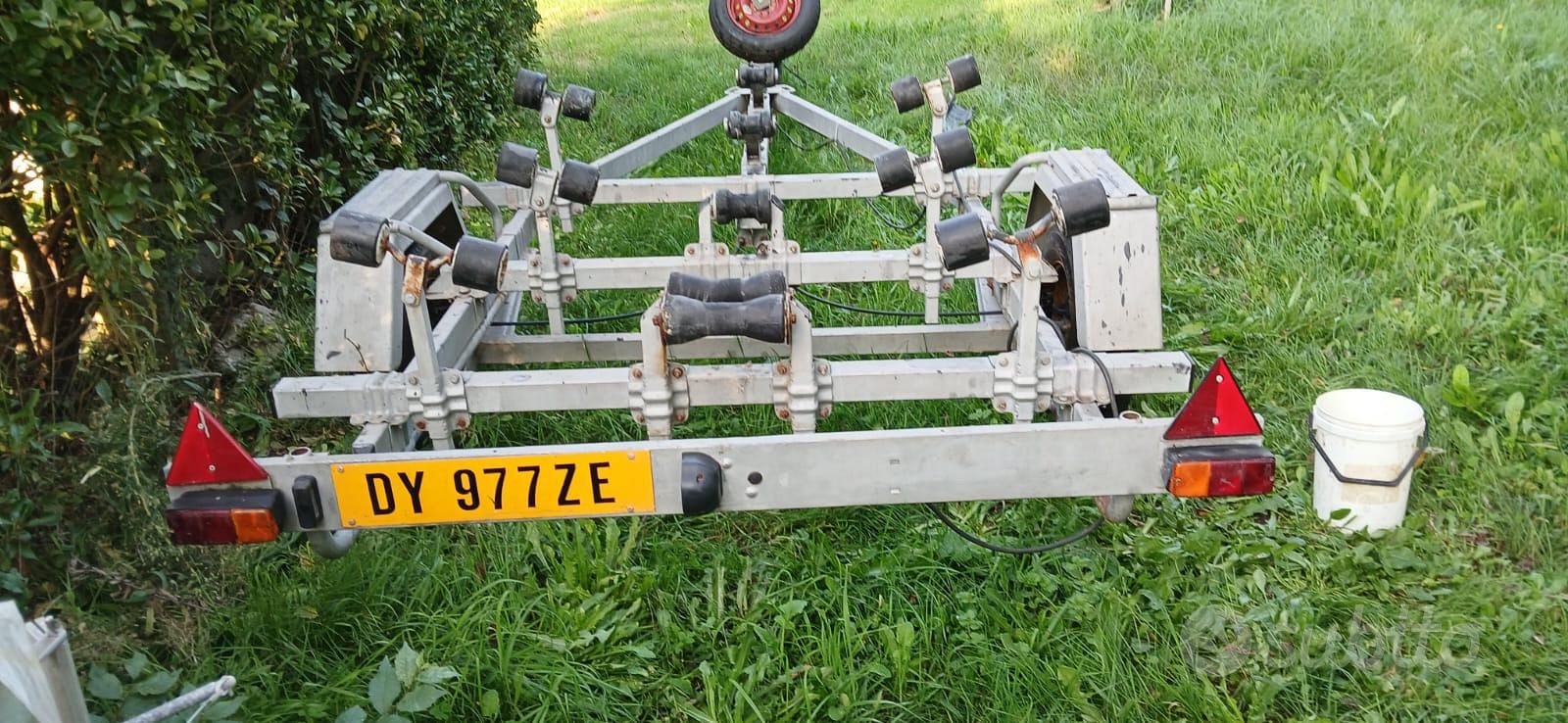 Fanale Luce Per Carrelli E Rimorchi Nautici - Posizione Bianca E Ingombro Arancio