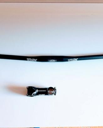 Manubrio mtb TKX  740mm + attacco.