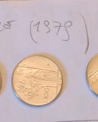 Monete 100 Lire da collezionismo