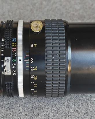 Nikon 135mm f3.5 AI Nikkor Lens Obiettivo