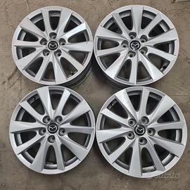 4 cerchi lega mazda 3 5 cx3 cx4 cx5 r17 lt2614
