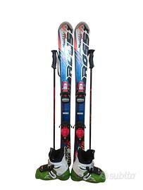 Set Completo Sci Bambino 100 cm + Scarponi + Basto