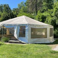 Tendone a Pagoda bianco