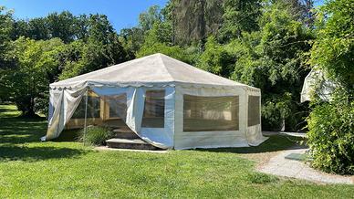 Tendone a Pagoda bianco