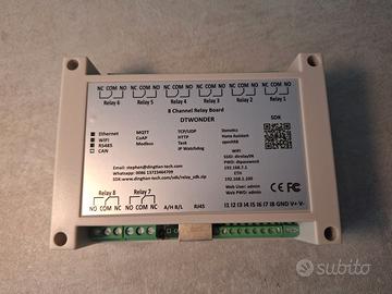 Modulo Rele' Ethernet DT-R008
