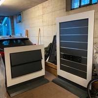 Porta depliant e porta televisore