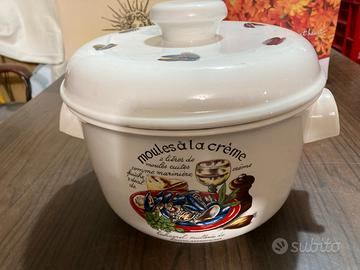 Zuppiera da pesce MOULIN DES LOUPS porcellana