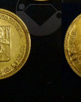 VENEZUELA 1960 Monete 50 Centimos Argento FDC