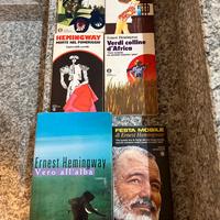 Sei libri di Ernest Hemingway