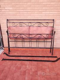 letto in ferro battuto matrimoniale