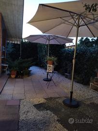 n.4 ombrelloni colore écru 