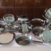 Batteria PENTOLE 30 pezzi INOX 18/10