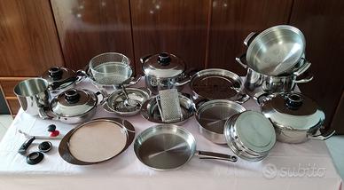 Batteria PENTOLE 30 pezzi INOX 18/10